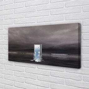 Obraz na płótnie Drzwi na Granicy Morza i Nieba