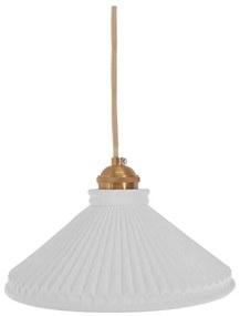 Biała lampa wisząca SULION Elena, wys. 150 cm