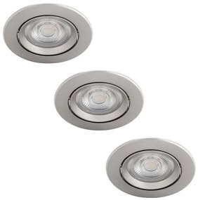 Philips - ZESTAW 3x LED Ściemnialna oprawa wpuszczana DIVE LED/5W/230V 2700K