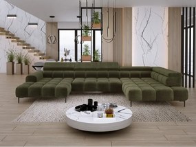 Narożnik PLAZA XL Prawostronny z elektryczną regulacją siedziska Tkanina EDEN 12 WERSAL