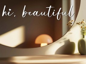 Naklejka na lustro S20 – Hi, beautiful
