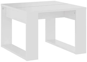Biały minimalistyczny stolik kawowy - Miro