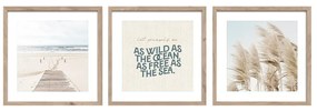 Obrazy zestaw 3 szt. 30x40 cm Seaside – Styler