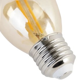 Zestaw 5 żarówek LED E27 z możliwością ściemniania P45 Goldline 3,5 W 330 lm 2100 K