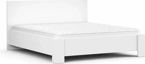 Drewianie łóżko Ediman 160x200 w dwóch kolorach do wyboru dąb sonoma oraz białe