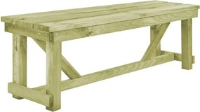 Zielona Drewniana Ławka Ogrodowa B0-Z53