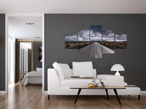 Obraz drogi na pustyni (125x70 cm)