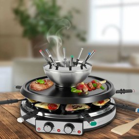 ProfiCook RG/FD 1245 grill do fondue raclette  2w1