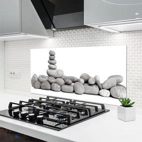Szkło do Kuchni na Ścianę Artystyczny Układ Głazów