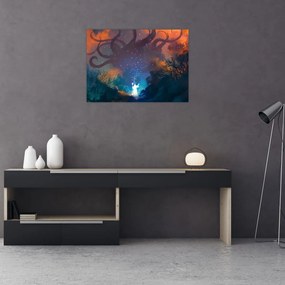Obraz - Czarujący czarodziej (70x50 cm)