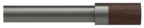Stalowy regulowany karnisz 183 - 366 cm Blok – Umbra