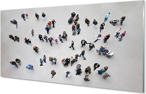 Szklany Panel Ludzie widziani z Lotu Ptaka