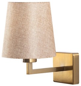 Kinkiet w beżowo-złotym kolorze ø 18 cm Profil – Opviq lights