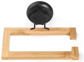 Bambusowy samoprzyczepny uchwyt na papier toaletowy Compactor Bestlock SPA