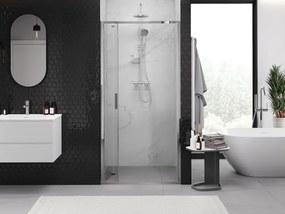 Mexen Exo drzwi prysznicowe składane 80 cm, transparent, chrom - 816-080-000-01-00