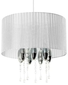 Lampa wisząca glamour E513-Camilo - biały