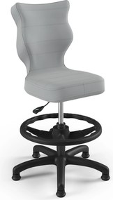 Krzesło dziecięce Petit czarny Velvet 03 rozmiar 4 (133-159 cm) WK+P