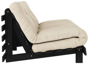 Beżowa rozkładana sofa 160 cm Roots Black Night – Karup Design