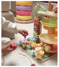 Woopie green drzewko aktywności kulodrom montessori 4w1 fsc