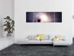 Obraz - Galaktyki spiralne (170x50 cm)
