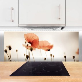 Panel nad blat kuchenny Klasyczne Czerwone Maki