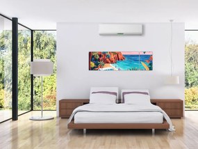 Obraz - Karawan nad oceanem (170x50 cm)
