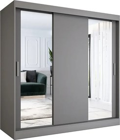 Szafa przesuwna antracyt 200 cm M1-C24