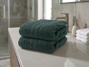 Ręcznik Comfort 50 x 100 cm ciemnozielony, 100% bawełna