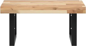 Łazienkowa półka nieobrobione akacjowe drewno W2-L42