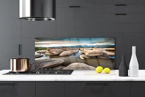 Szkło nad Blatem Surowy Pejzaż Skalny