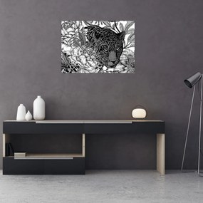 Obraz na szkle - Egzotyczny ogród (70x50 cm)