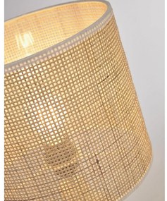 Kremowa/w naturalnym kolorze lampa stołowa ceramiczna (wysokość 46 cm) Erna – Kave Home