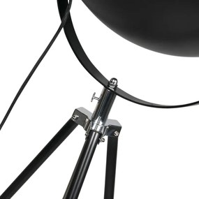 Inteligentna lampa podłogowa industrialna czarna statyw z WiFi A60 - Magna 50 Eglip Nowoczesny Oswietlenie wewnetrzne