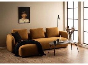 Czarny stolik z ceramicznym blatem 60x120 cm Caracas – Actona