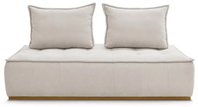 Beżowa sofa z tkaniny szenilowej 175 cm Elisa – Bobochic Paris