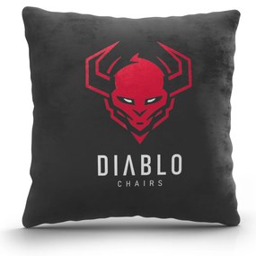 Poduszka dekoracyjna Diablo Chairs, czarna