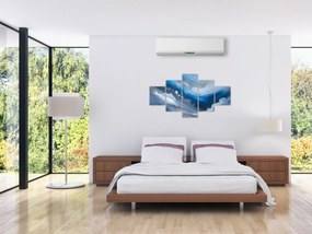 Obraz - Abstrakcja oceanu (125x70 cm)
