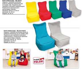 Fotel dla nauczycieli i opiekunów z granulatu Granoo