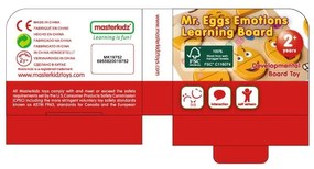 Masterkidz tablica do nauki emocji drewniane jajka jaki humor? montessori