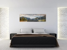 Obraz jeziora (170x50 cm)