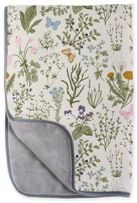 Dwustronny koc z mikrowłókna Surdic Botanicus, 130x170 cm