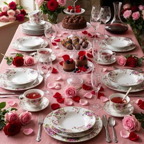 Banquet Beauty 18-częściowy zestaw stołowy