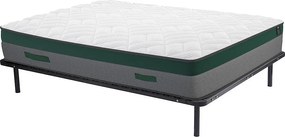 Zestaw stelaż listwowy + materac ze sprężynami kieszeniowymi gr. 22cm PRESTIGE marki YSMÉE - 140 x 190 cm