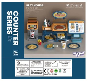 Woopie sklep restauracja fast food mini pizza shop 35 el.