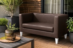 Sofa Monaco : Kolor nogi - Biała, Kolor tkaniny - EKO-SKÓRA - 2D, Typ tkaniny - Eko-skóra , Wysokość nogi - 15 cm