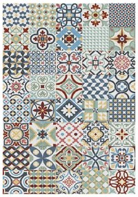 Niebieski dywan Universal Azulejos, 120x170 cm