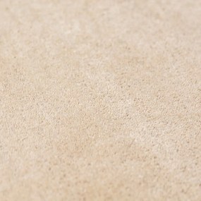 Wełniany okrągły dywan tkany ręcznie w naturalnym kolorze ø 180 cm Leo Scallop – Flair Rugs