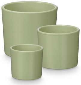 Doniczki ceramiczne, 3 sztuki, Ø 14, 17, 22 cm