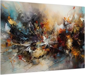 Obraz na szkle - Grafika abstrakcyjna (70x50 cm)