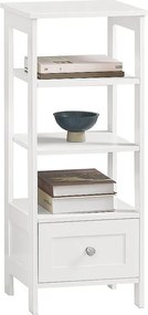 Półka na książki z szufladą FBT91-W